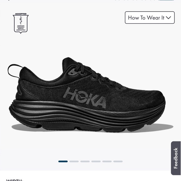 Hoka Other - Hoka All-Black Athletic Sneakers